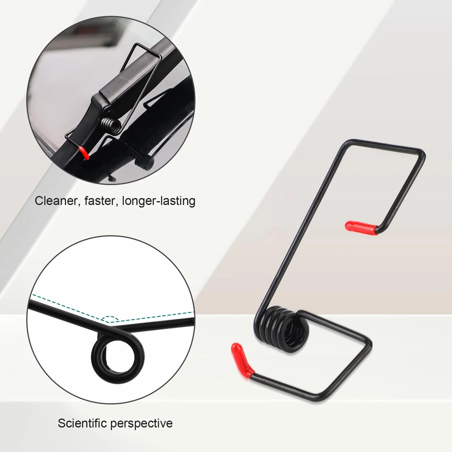 PEUTIER Booster Molla Pressione Braccio Tergicristallo 2 Pezzi Set Molle Tensionamento Parabrezza