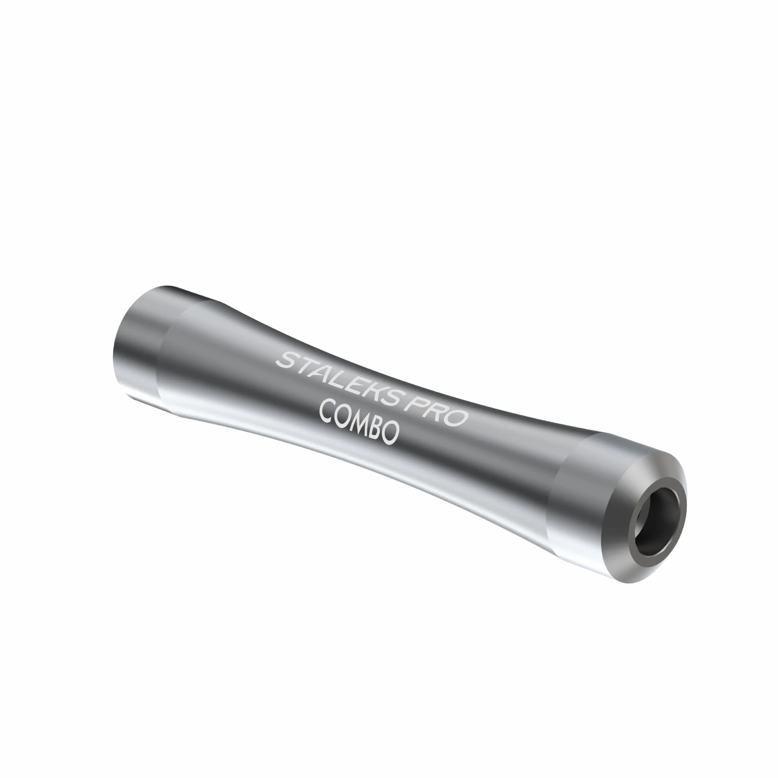 Staleks Combo UNIQ 10 Maniglia - Base Pusher Modulare in Alluminio per Parti di Lavoro Sostituibili - Design Ergonomico Leggero per Tecnici delle Unghie