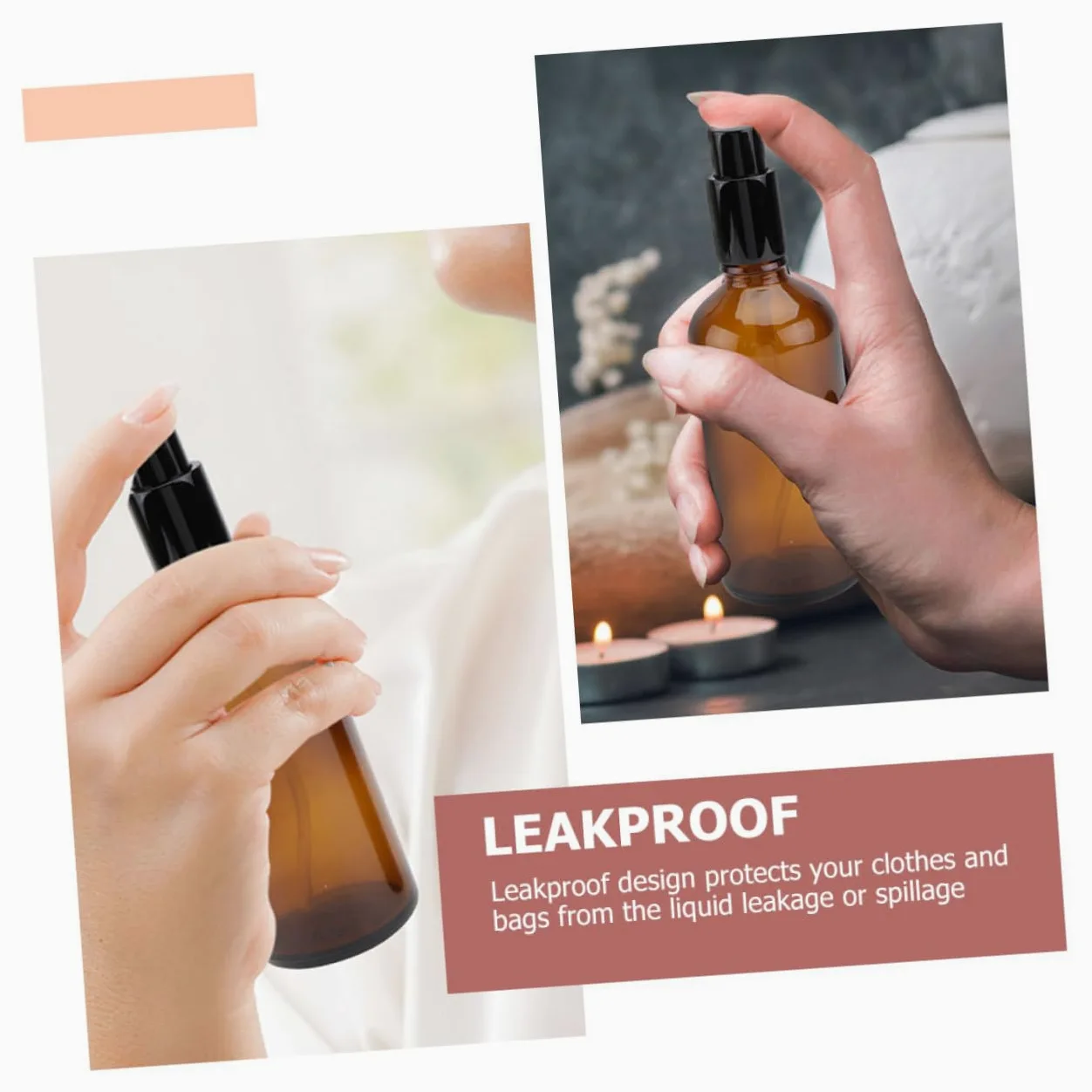 minkissy 12 Bottiglie Spray in Vetro 30ml Riutilizzabili per Oli Essenziali Travel e Business Trip, Flaconi Spray Vuoti Multiuso Facili da Trasportare