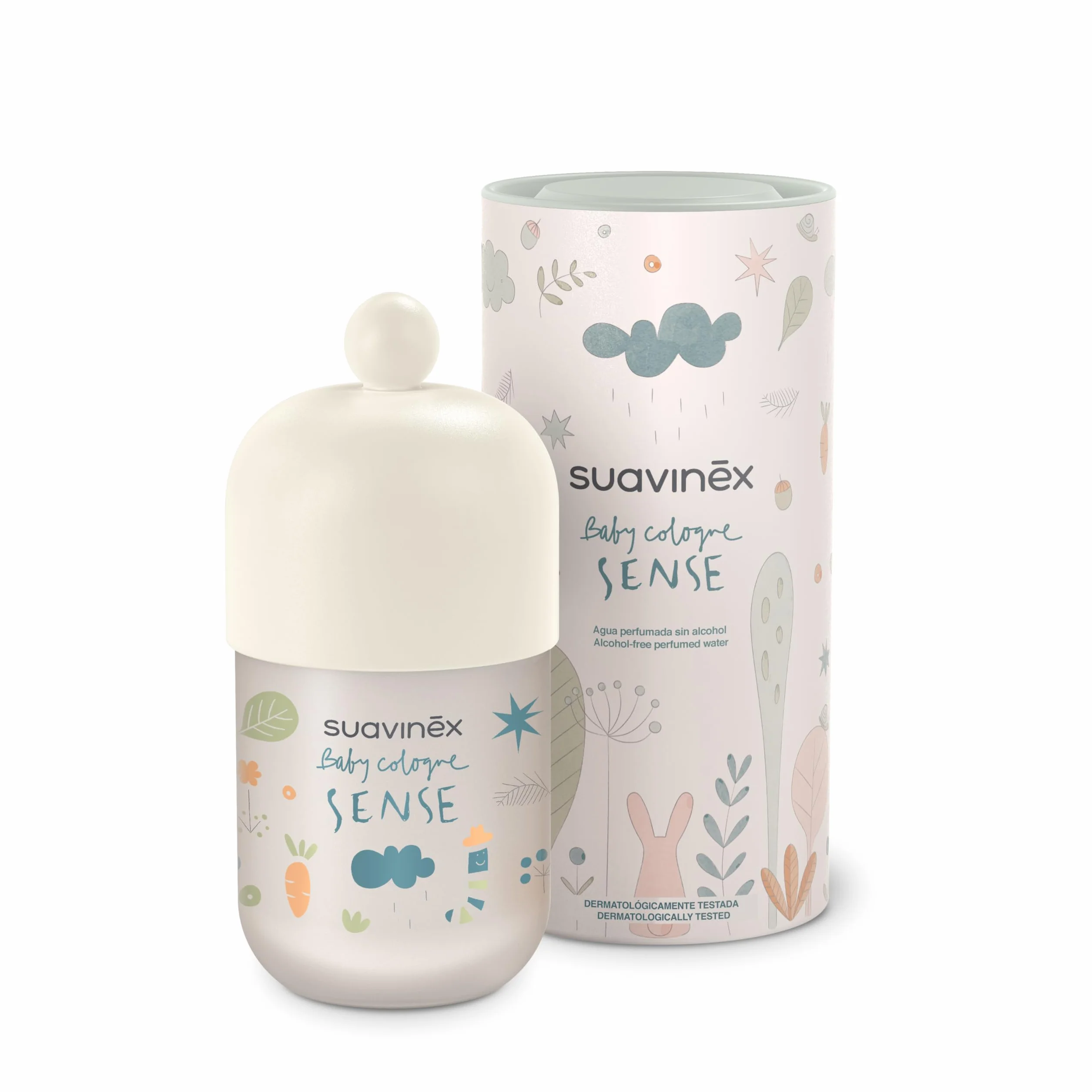 Suavinex Baby Colonia Sense Colonia Senza Alcool 100 ml per Neonati Bambini Pelli Sensibili