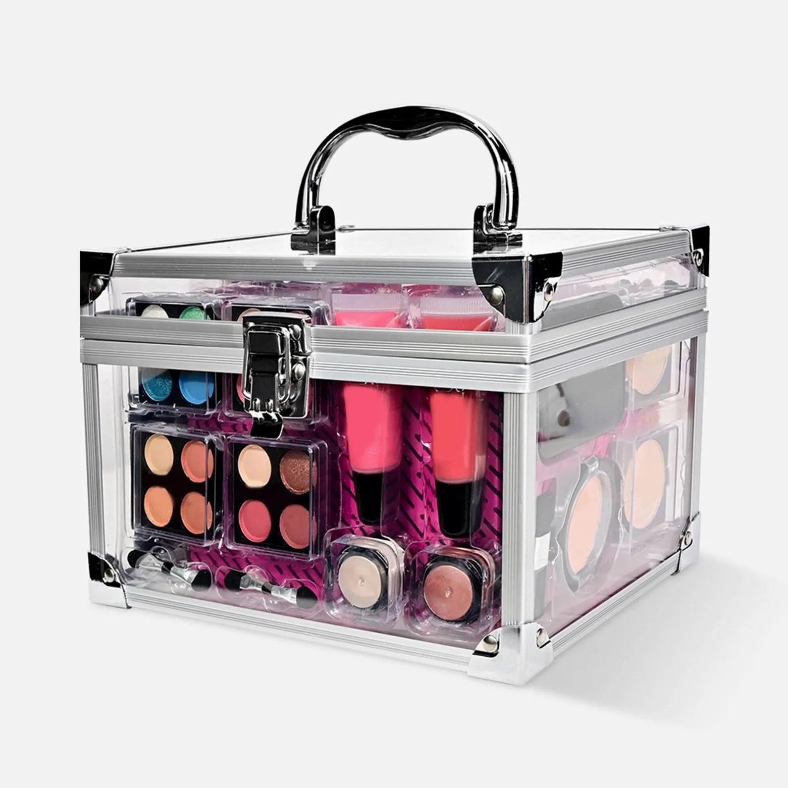 Kit Di Trucco Per Donna Set Da Viaggio Compatto Con | Valigette Per Uso Quotidiano Halloween Matrimoni Teatro E Spettacoli