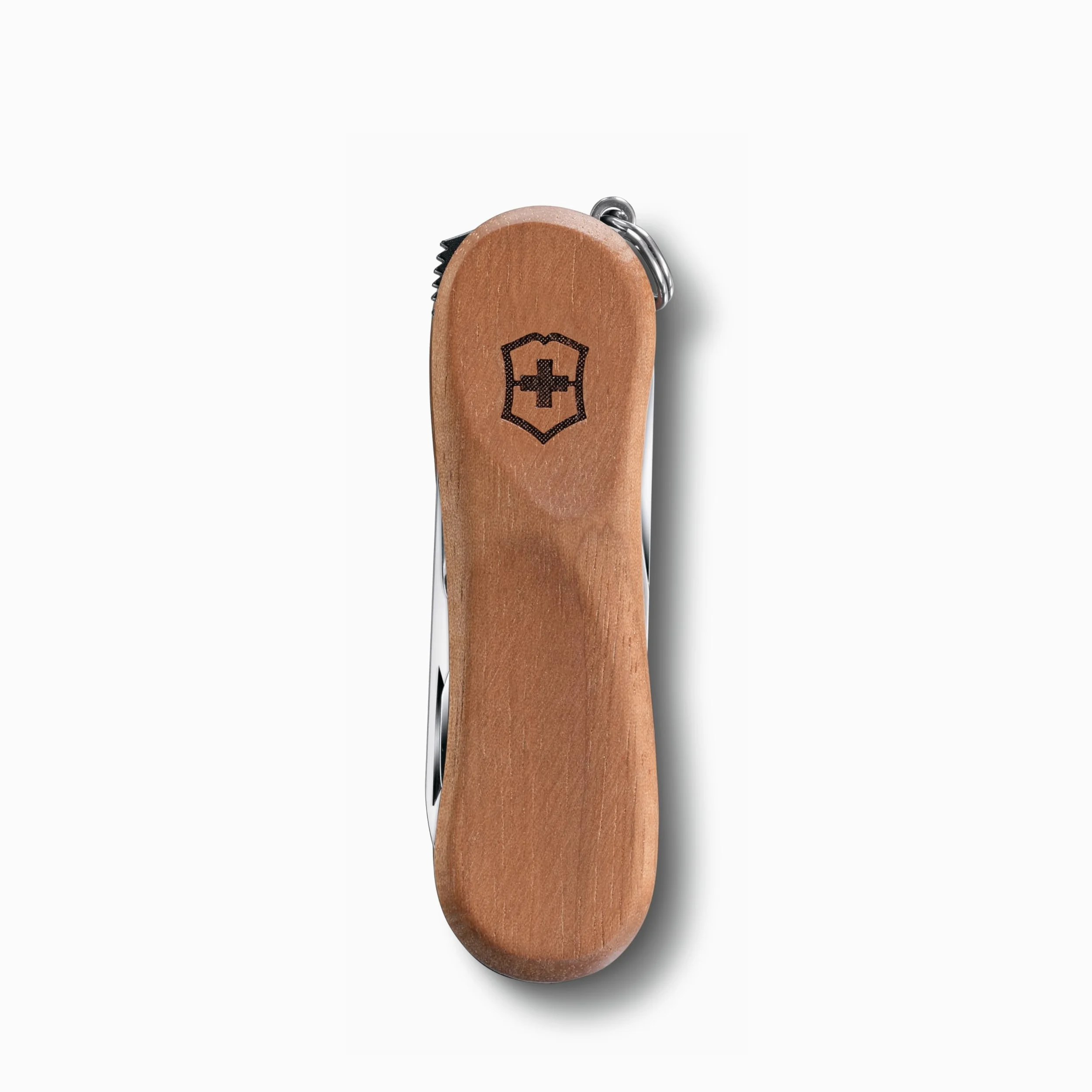 Victorinox, Nail Clip 580 Wood, Coltellino Svizzero, Originale, Multiuso, Campeggio, 6 Funzioni, Lama, piccola, Lima per unghie