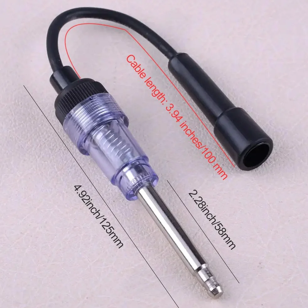 Tester di Accensione e Spark Tester per Auto e Moto, Candela e Motore