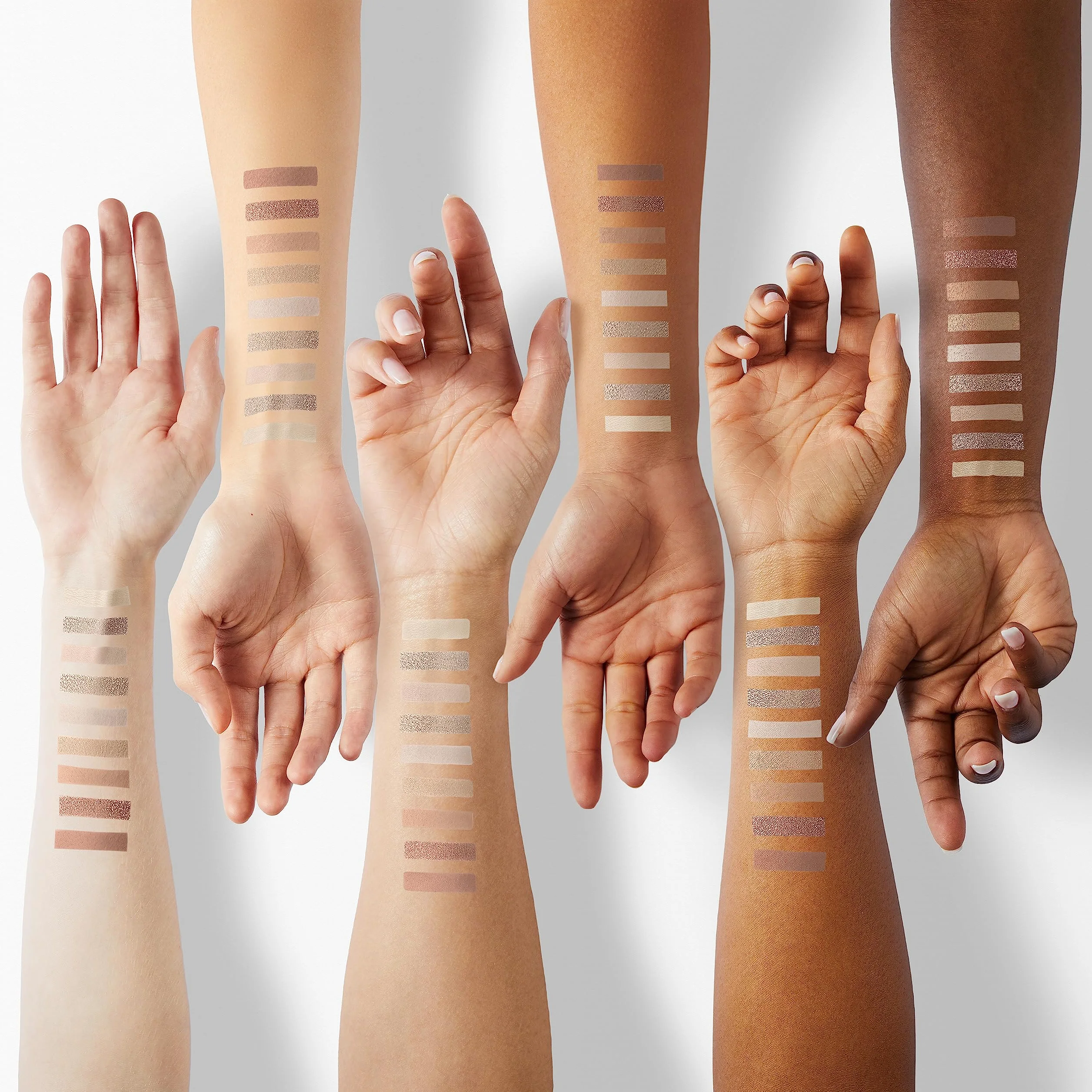 dasique Palette di ombretti n. 07 Milk Latte l Cruelty-Free l 9 tonalità sfumabili con finiture lisce, opache e brillanti con splendide perle