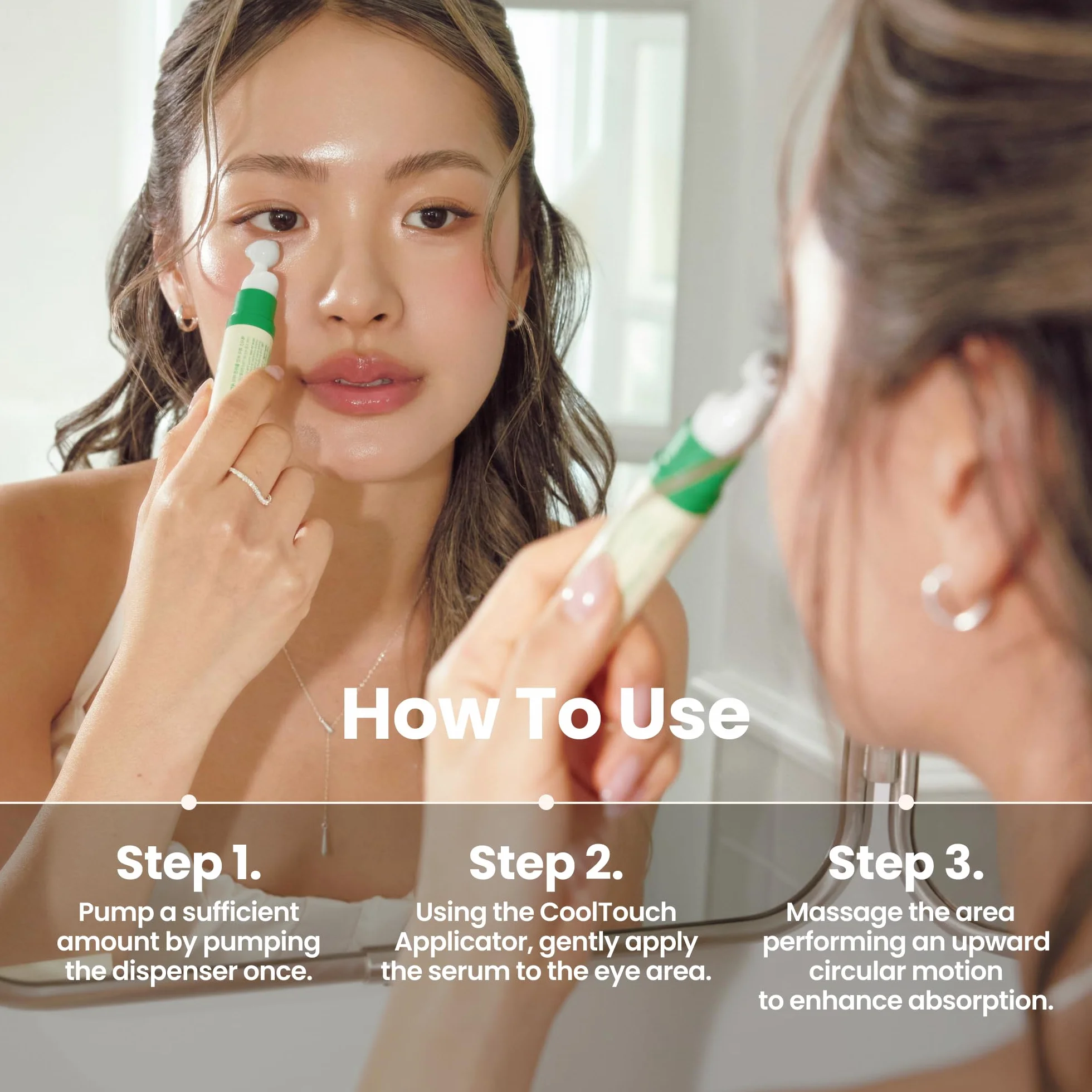 AXIS-Y Siero Occhi Vegano Al Collagene K Beauty Siero Al Collagene Con Triplo Acido Ialuronico E Peptidi Migliora L'Elasticità Della Pelle 0,33 Fl. Oz.