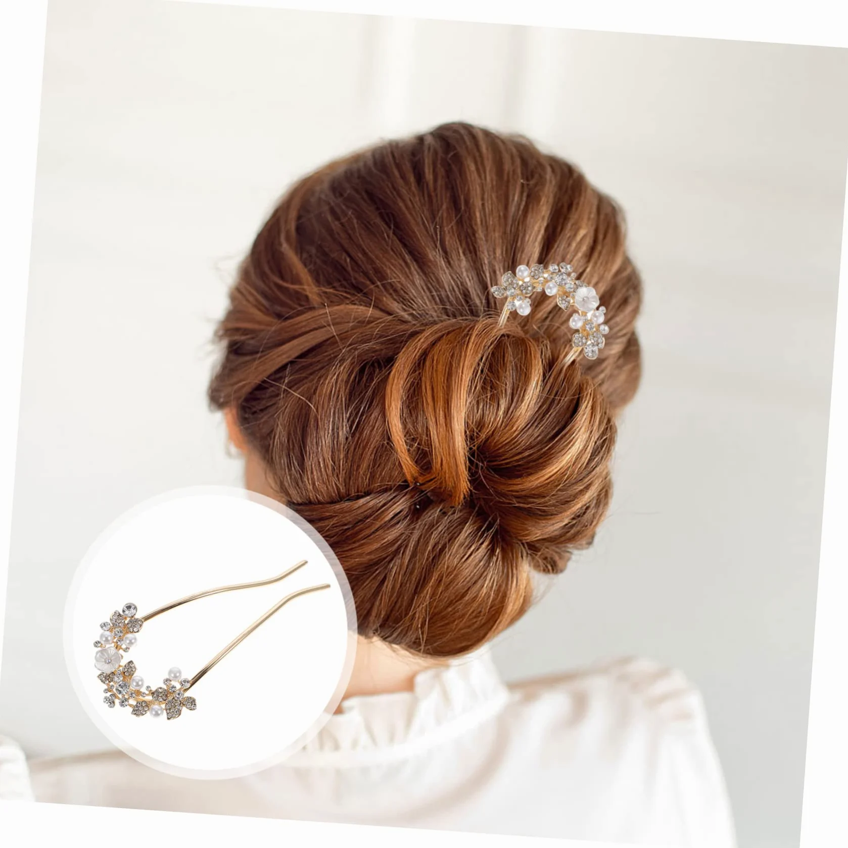 minkissy 3pezzi Fermaglio Elegante Per Con Perle e Strass Accessorio Moda Per Donne e Ragazze Design Raffinato Per Acconciature Formali e Informali