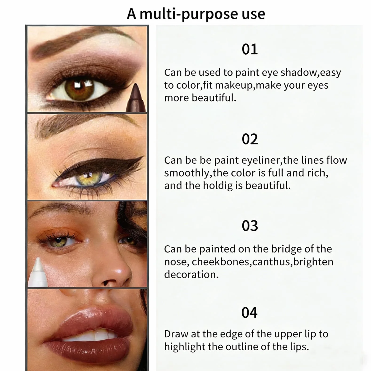Waterproof Colored Eyeliner Pencil Set, 6/14 Pack Gel Eye Liners with Metallic & Shimmer Finish, Smudge-Proof Long-Lasting Makeup for Daily & Party Looks (C)