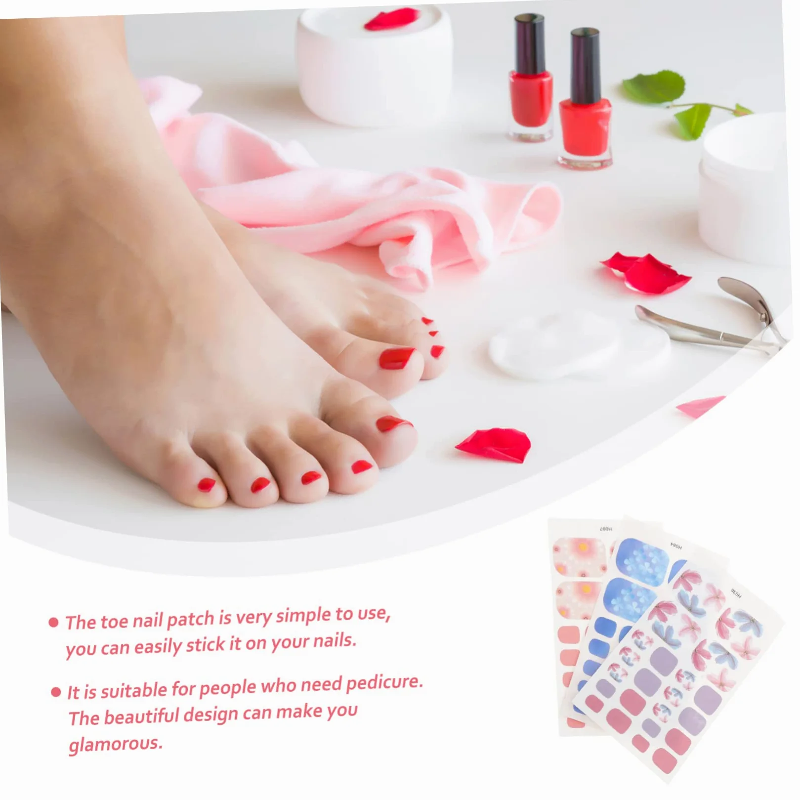 CALLARON 5 Set Adesivi Decorativi Per Unghie Dei Impermeabili Nail Art Per Donne E Ragazze Facili Applicare E Rimuovere Design Unico E Per La Manicure Fogli*5