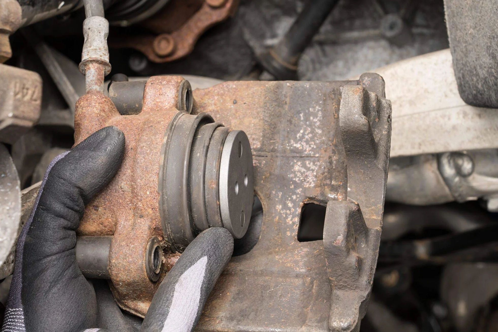 ViGOR Set di utensili pneumatici 23 pezzi per rotazione pressione pistoni freni auto VW Audi BMW Mercedes