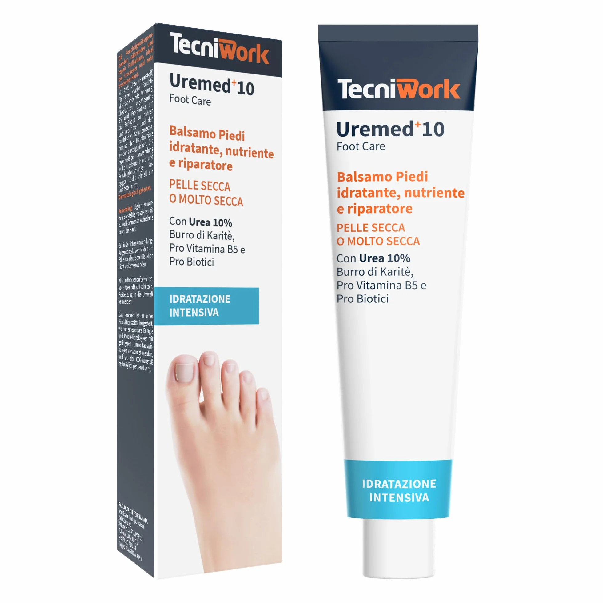 Uremed balsamo piedi idratante riparatore 10% urea 75 ml