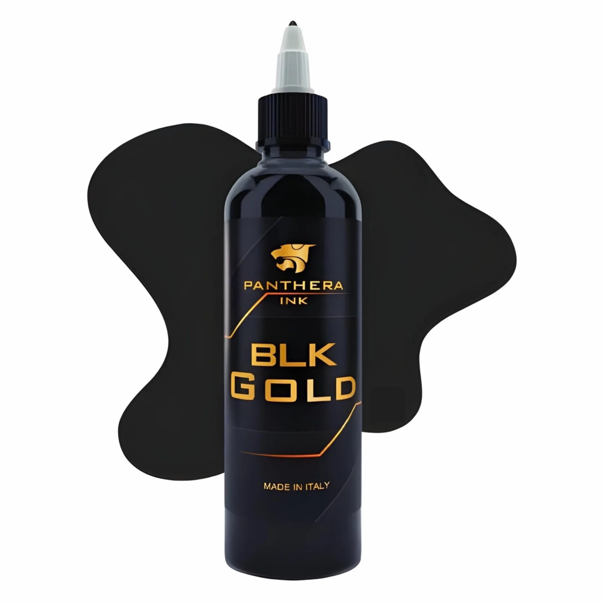 Panthera Black Gold 150 ml inchiostro per tatuaggi- tattoo ink Reach conform