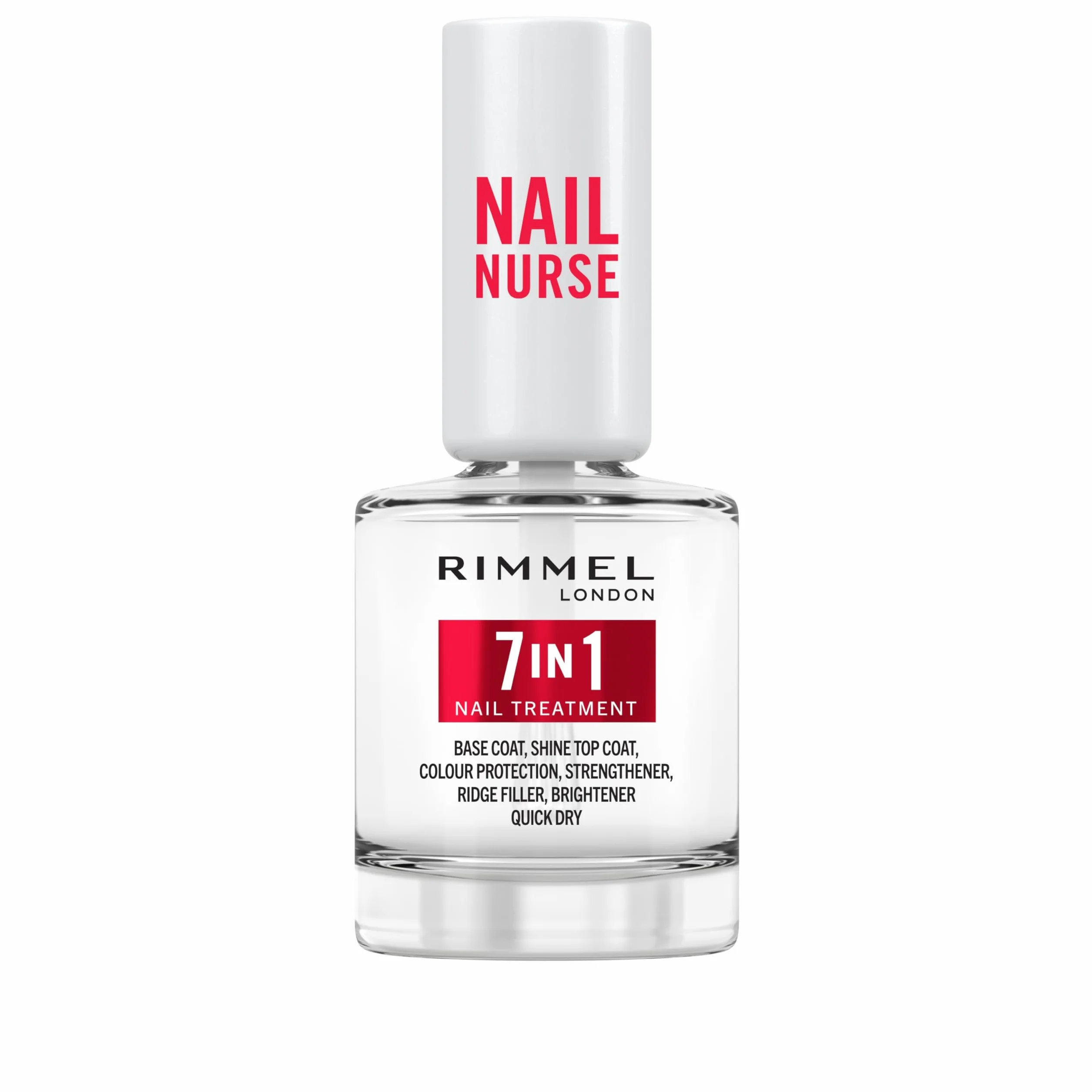 Rimmel London Nail Care Base & Top Coat 7 in 1 Rinforza 12ml