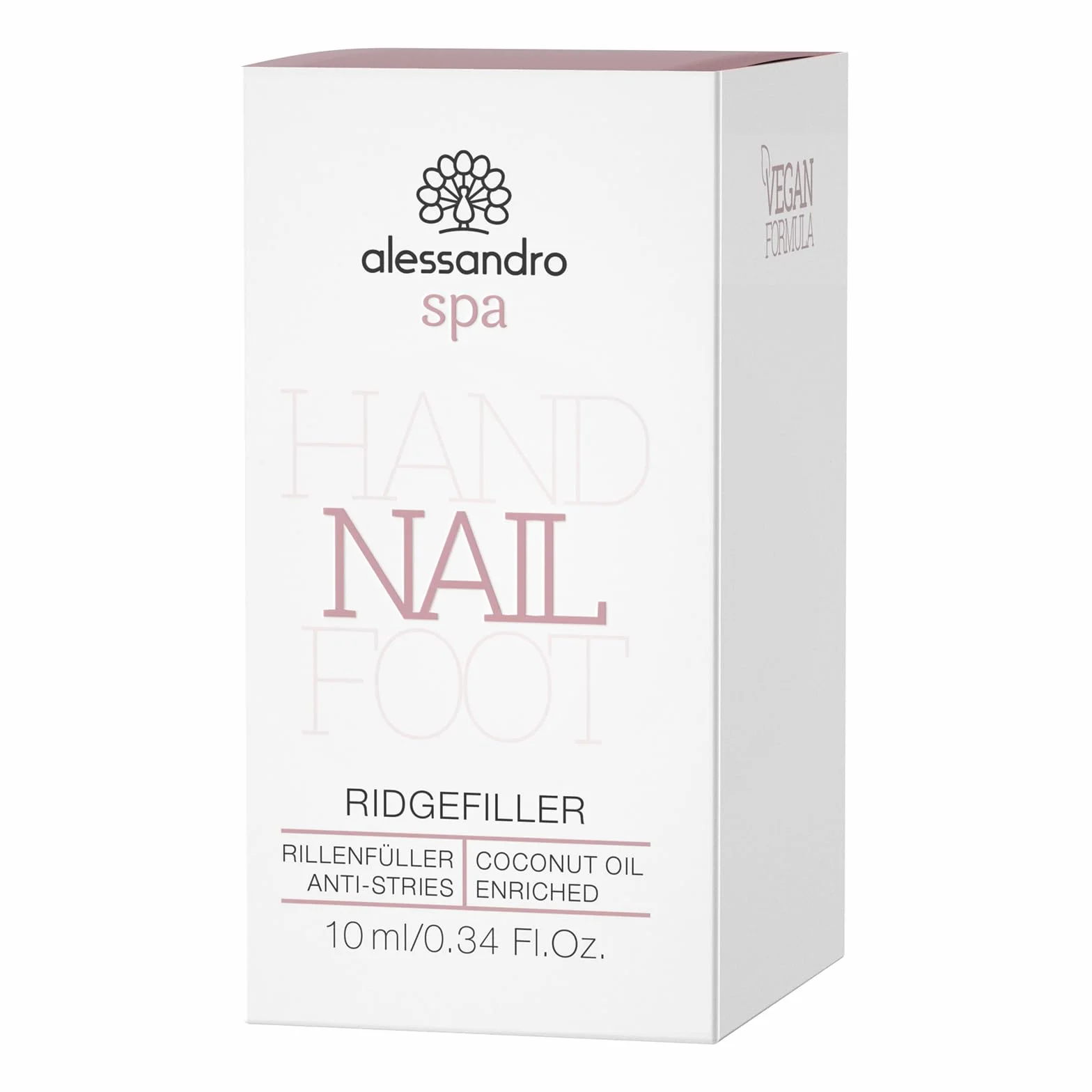 alessandro Spa - Vernice multifunzione per compensare le irregolarità, colore rosa naturale, 10 ml