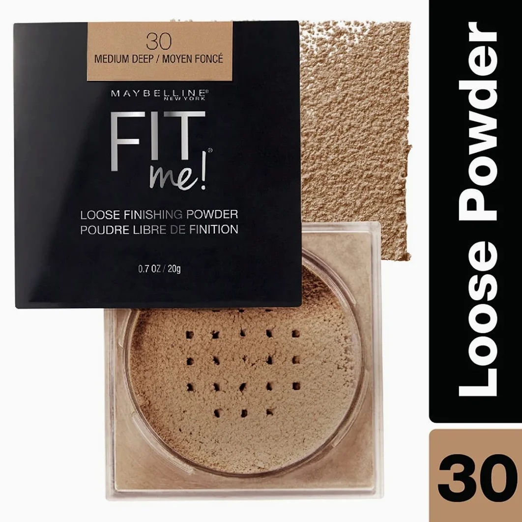 Maybelline New York Fit Me Loose Finishing Powder, Medium Deep, 0,7 Ounce
