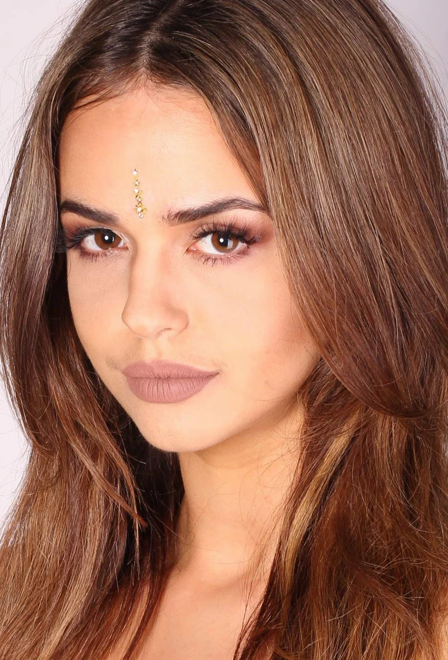Gigi Gold Bindi ✮ Bindi Silver Crystal Jewels Indian Bindi
