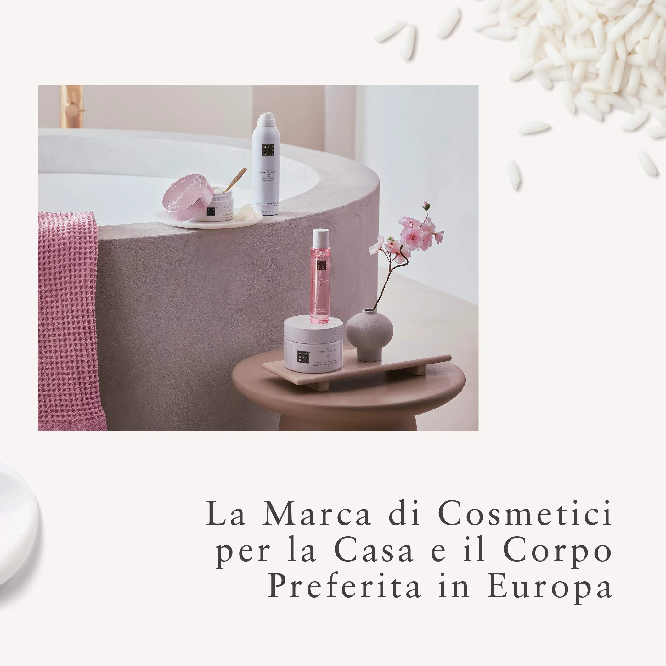 RITUALS Ricarica Crema Corpo di The Ritual of Sakura, Con Latte di Riso, Fiori di Ciliegio, Antiossidanti, Vitamina E e Centella Asiatica ‒ Nutre e Rigenera la Pelle