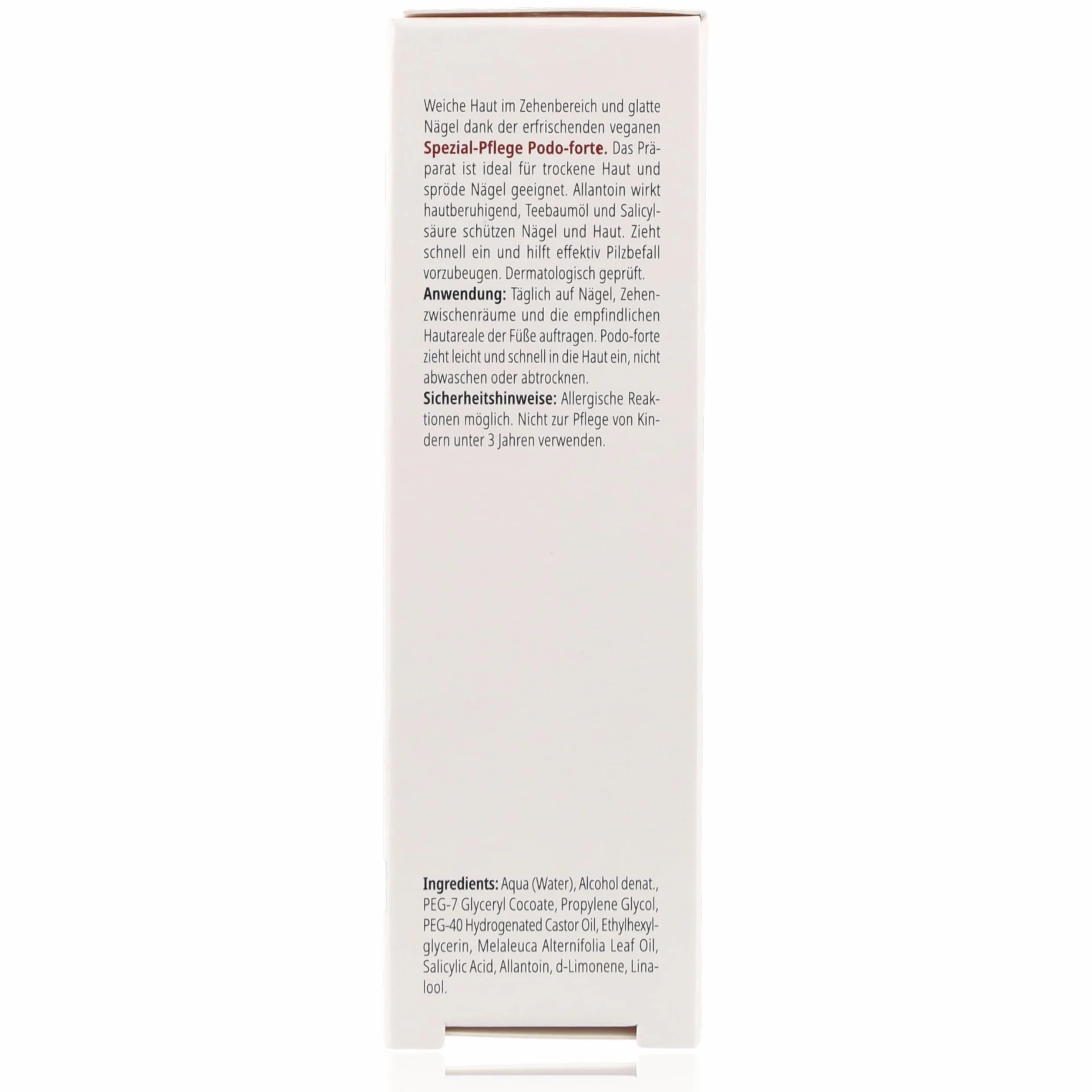 Podo forte fluido con olio di albero del tè, cura speciale delle dita, cura delle unghie, pediBaehr, 30 ml