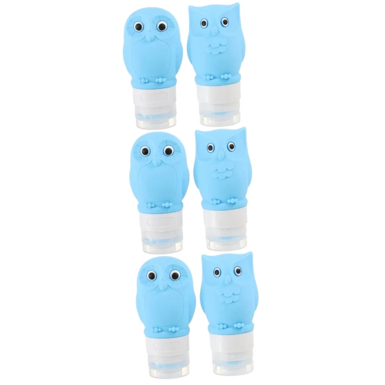 3 Set Di Flaconi Per Articoli Da Toeletta Ricaricabili Da 60 Ml Flacone Per Shampoo Da Viaggio Con in Silicone Per Una Facile Erogazione 2 Pezzi*3