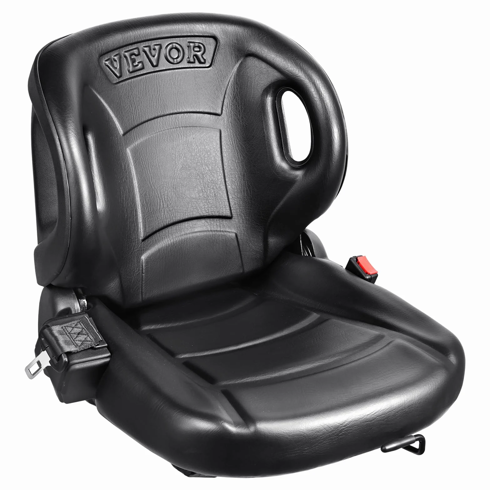 VEVOR Sedile Universale per Carrello Elevatore Coprisedile con Schienale Regolabile 160-340mm