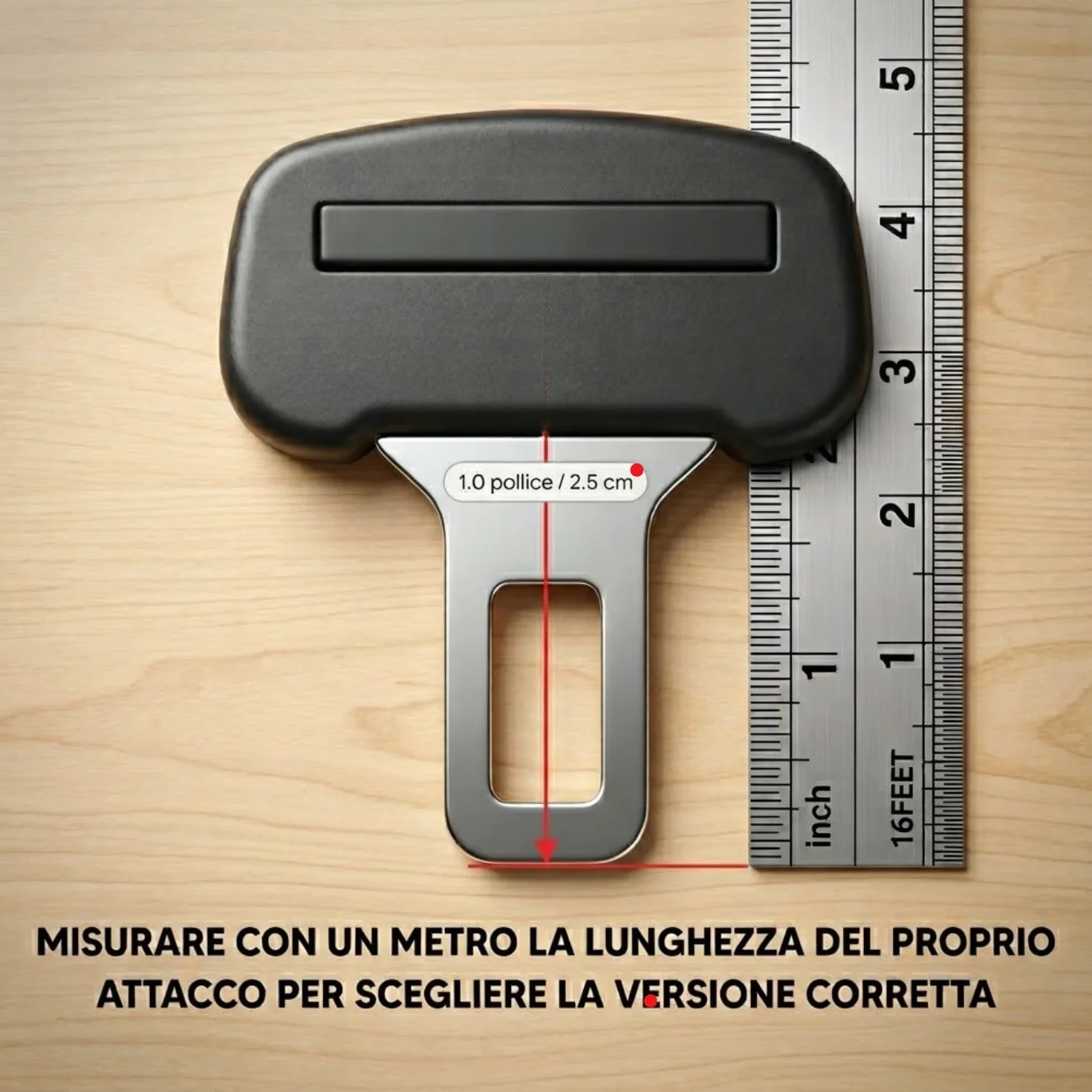 Blocca Clip anti-bip Cinture di Sicurezza Auto Silenzia Bip UltraSlim Pack 3 Clip