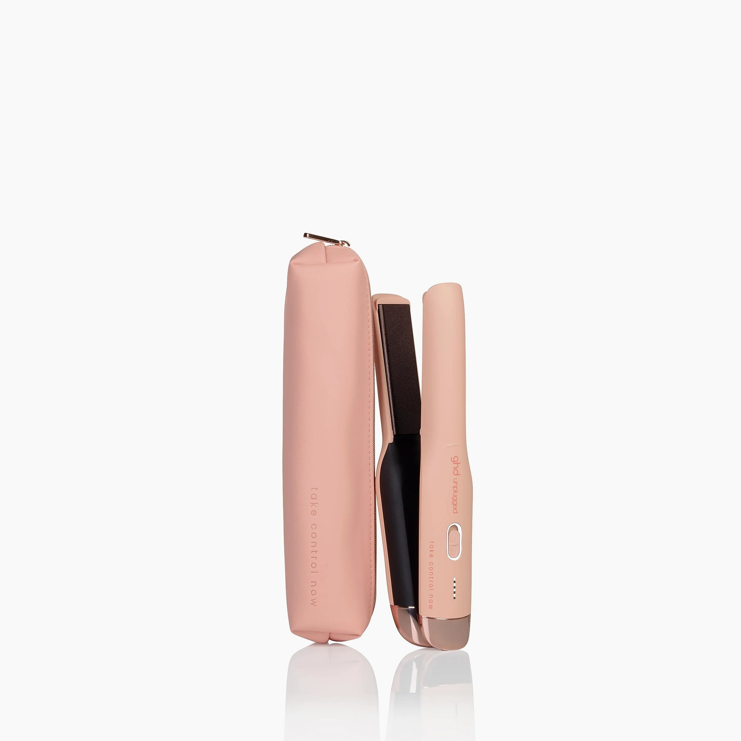 ghd Unplugged Styler - Piastra per capelli senza fili - Edizione Limitata (Rosa Pesca)