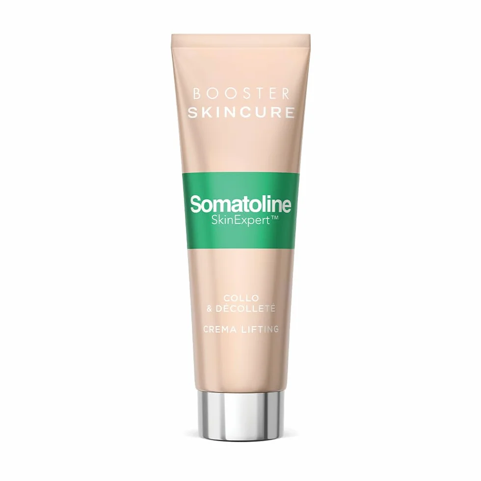 Somatoline SkinExpert, Skincure Collo e Décolléte Crema Lifting, Trattamento Viso Anti-età, con Peptide Bioattivo, 50ml