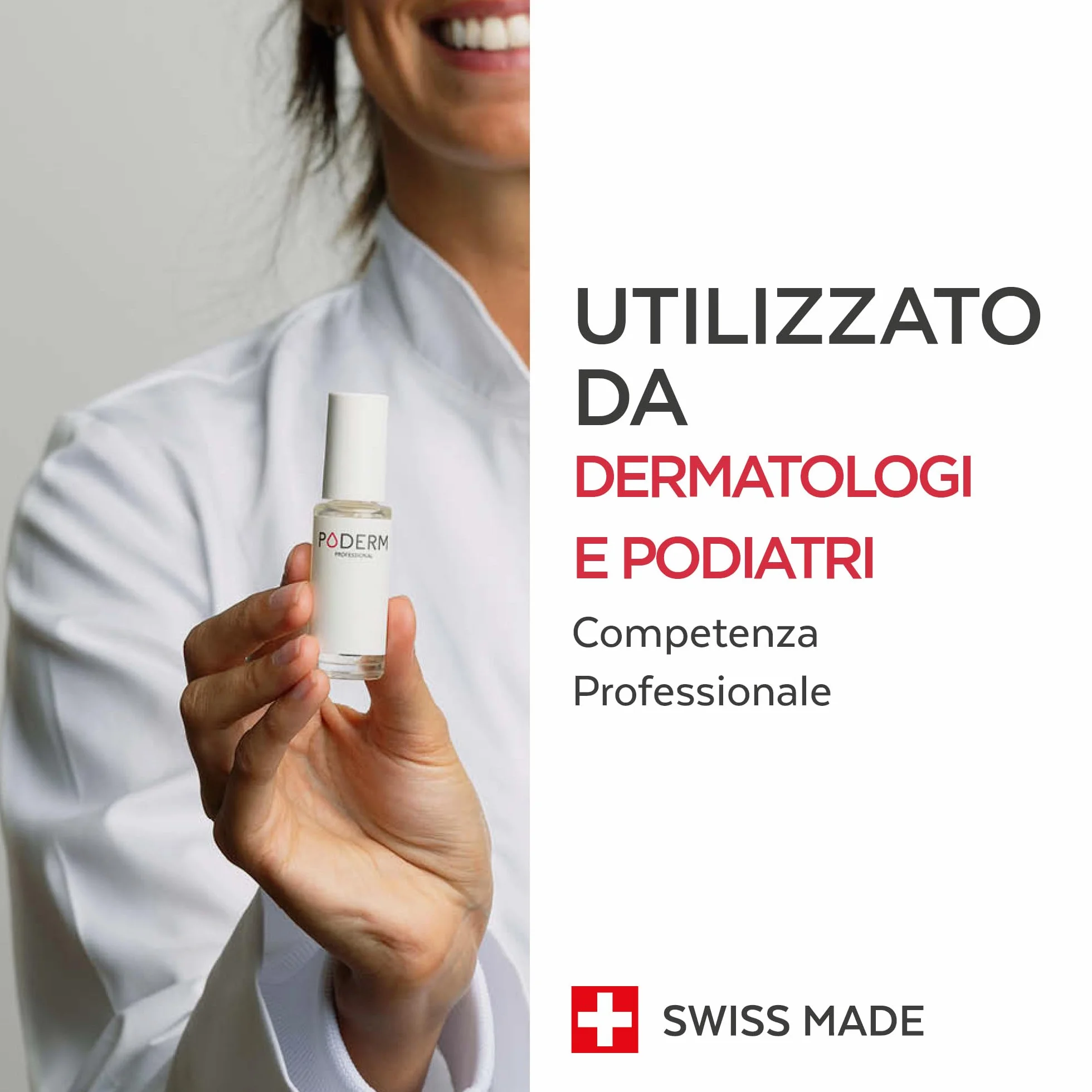 PODERM - UNGHIE NERE E TRAMAUTIZZATE | Trattamento per piante dei piedi anti-ematoma, antimicotico, antibatterico e riparatore | Cura professionale piede/mano | Facile e veloce | Prodotto in Svizzera