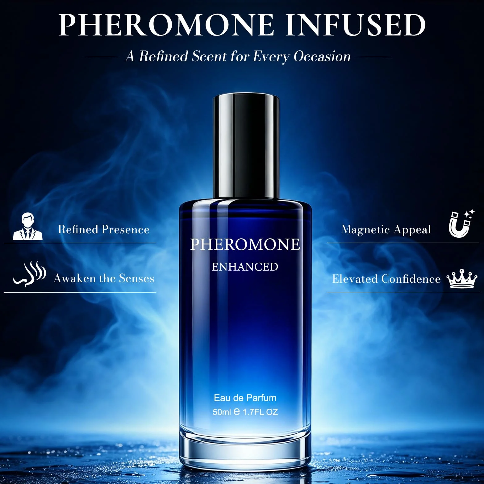 Profumo Uomo Profumi Idee Regalo - 50ml Perfume Uomo Legnoso Regalo Compleanno e Natale, Regali Anniversario per Lui Papà Fidanzato