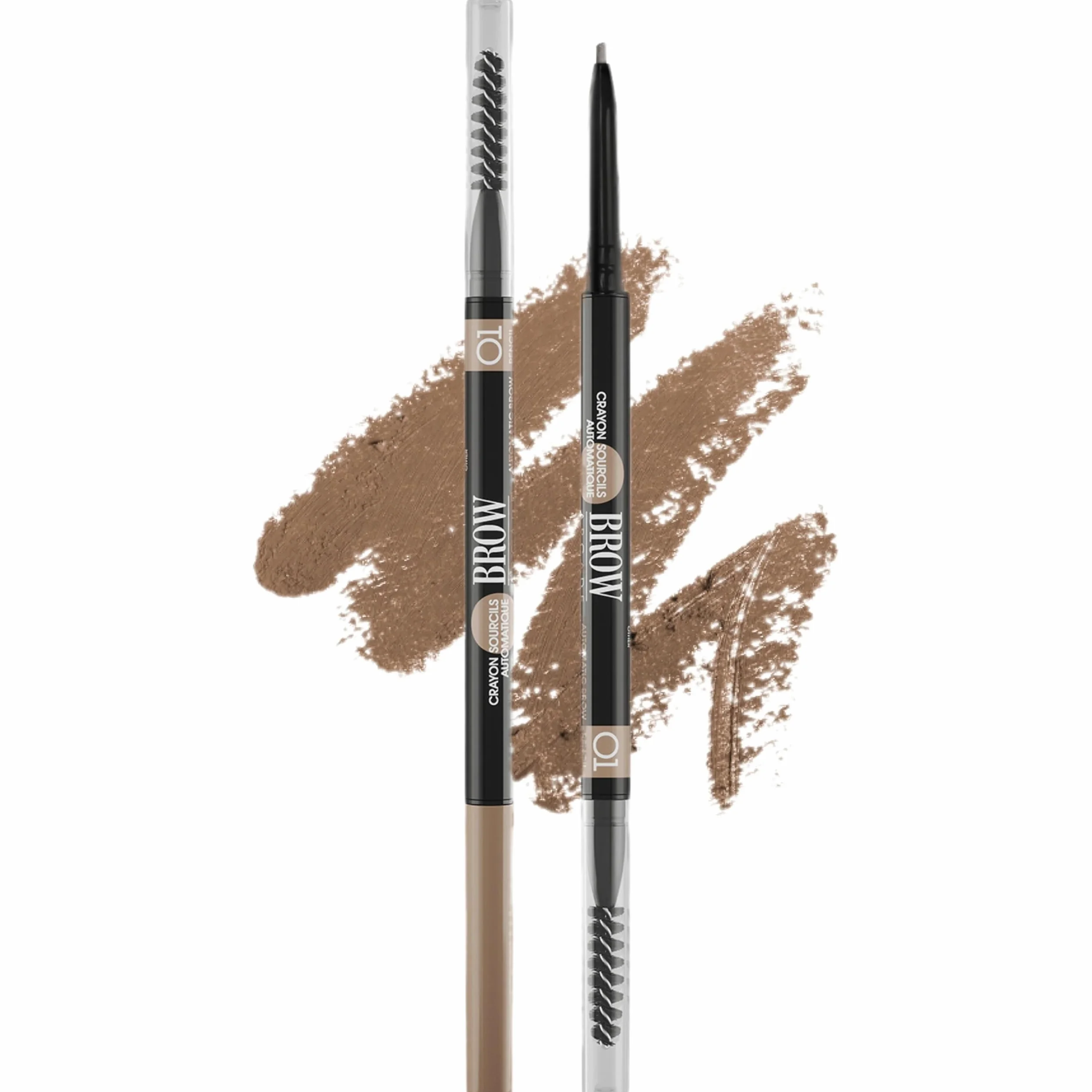 Vivienne Sabó | Brow Arcade Matita Automatica Sopracciglia 01 Light Blonde | Waterproof, Formula in Cera, Scovolino, Effetto Microblading, Lunga Tenuta, Punta Fine, Styling