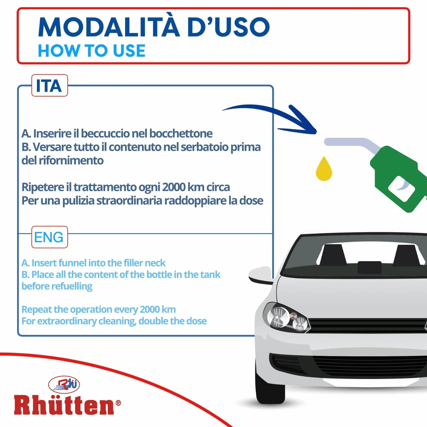 Additivo Benzina Multifunzione Monodose Superconcentrata 150ml