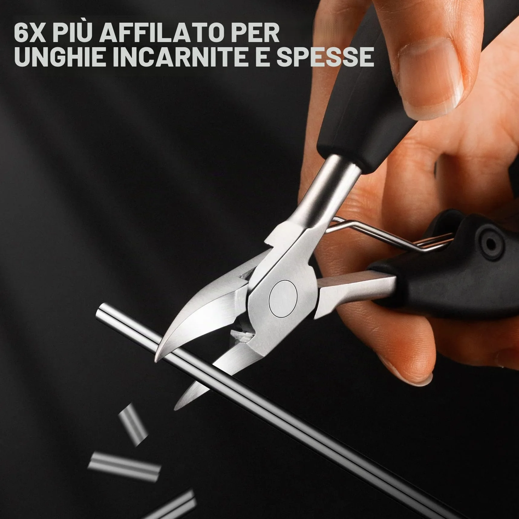 BEZOX Tronchesino Tagliaunghie In Acciaio Inox Di Precisione Per Unghie Incarnite Mani