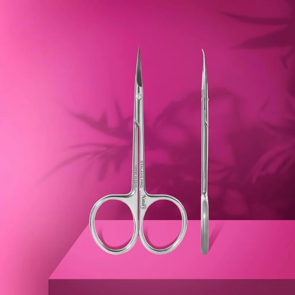 STALEKS PRO Forbici per cuticole Expert SE-51/3 Acciaio inossidabile