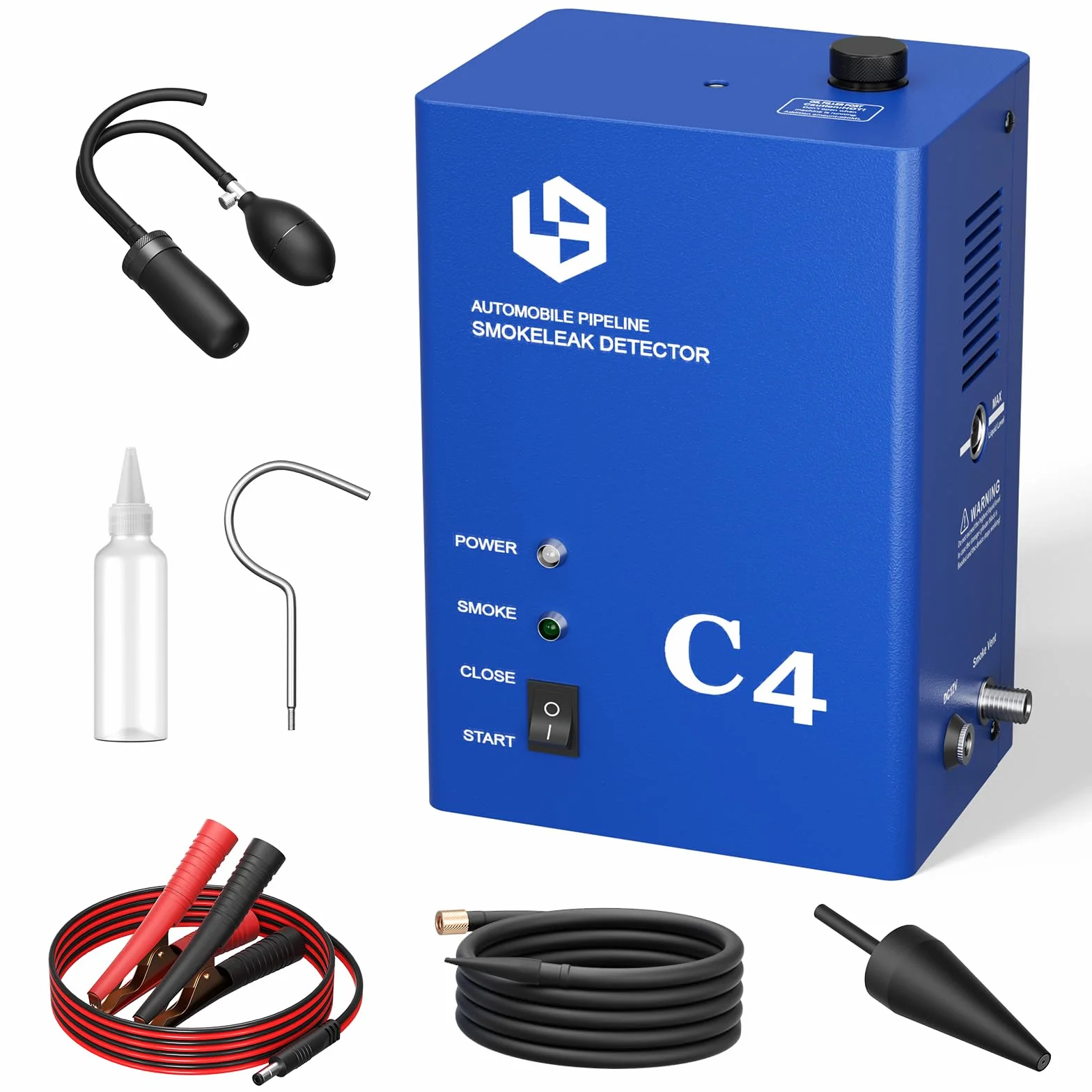 Rilevatore di Perdite 12V ad Alta Precisione per Macchine Fumo Automatico, Aspirapolvere, Carburante e Scarico Auto