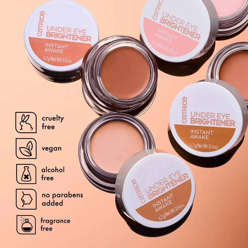 Catrice Under Eye Brightener Illuminante Contorno Occhi, curativo, adattamento al colore, risultato istantaneo, naturale, brillante (4.2g)