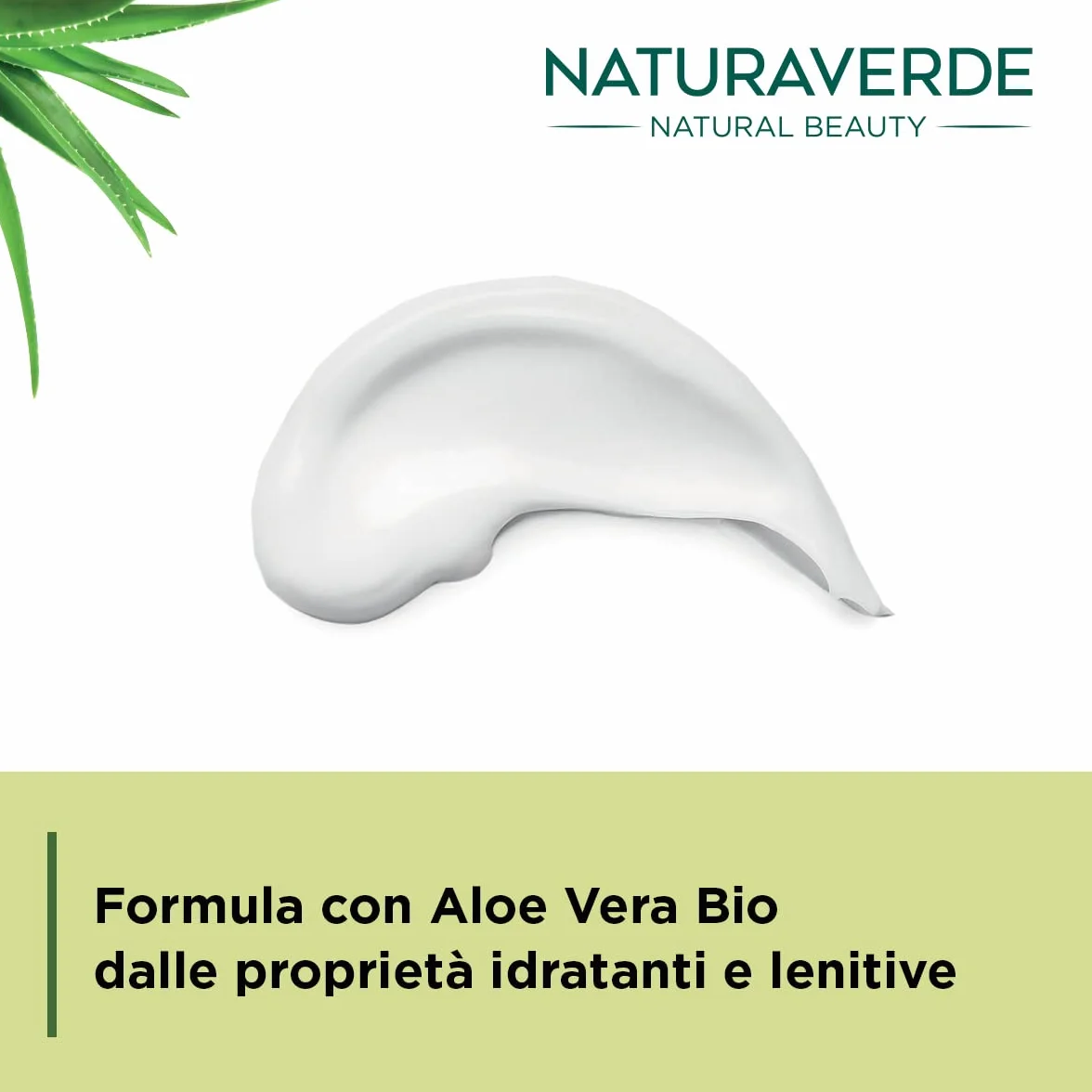 Naturaverde | Natural Beauty - Crema Mani Idratante all'Aloe Vera, per Mani Secche e Screpolate, Ingredienti di Origine Naturale, 75ml