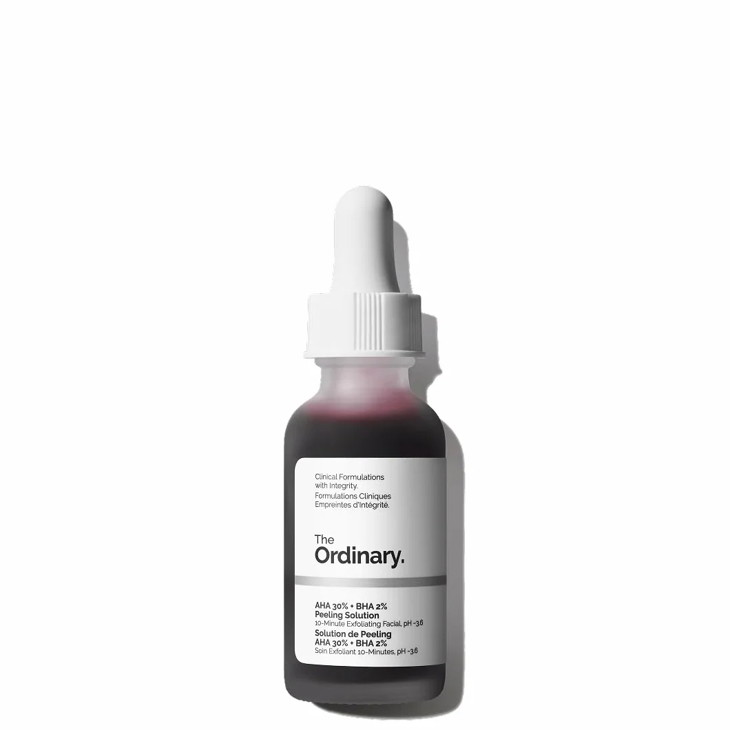 The Ordinary AHA 30% + BHA 2% Peeling Solution, Soluzione alfa-idrossiacidi e beta-idrossiacidi, Esfoliante avanzato per una pelle più luminosa, 30ml