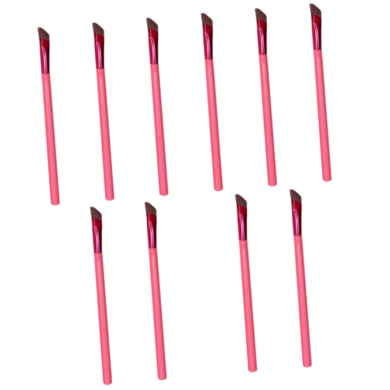 MAGICLULU 5 Set Di Pennelli Per Sopracciglia Angolati Per Donne Strumento Per Il Trucco Per Modellare Le Sopracciglia Applicazione Del 2 Pezzi*5