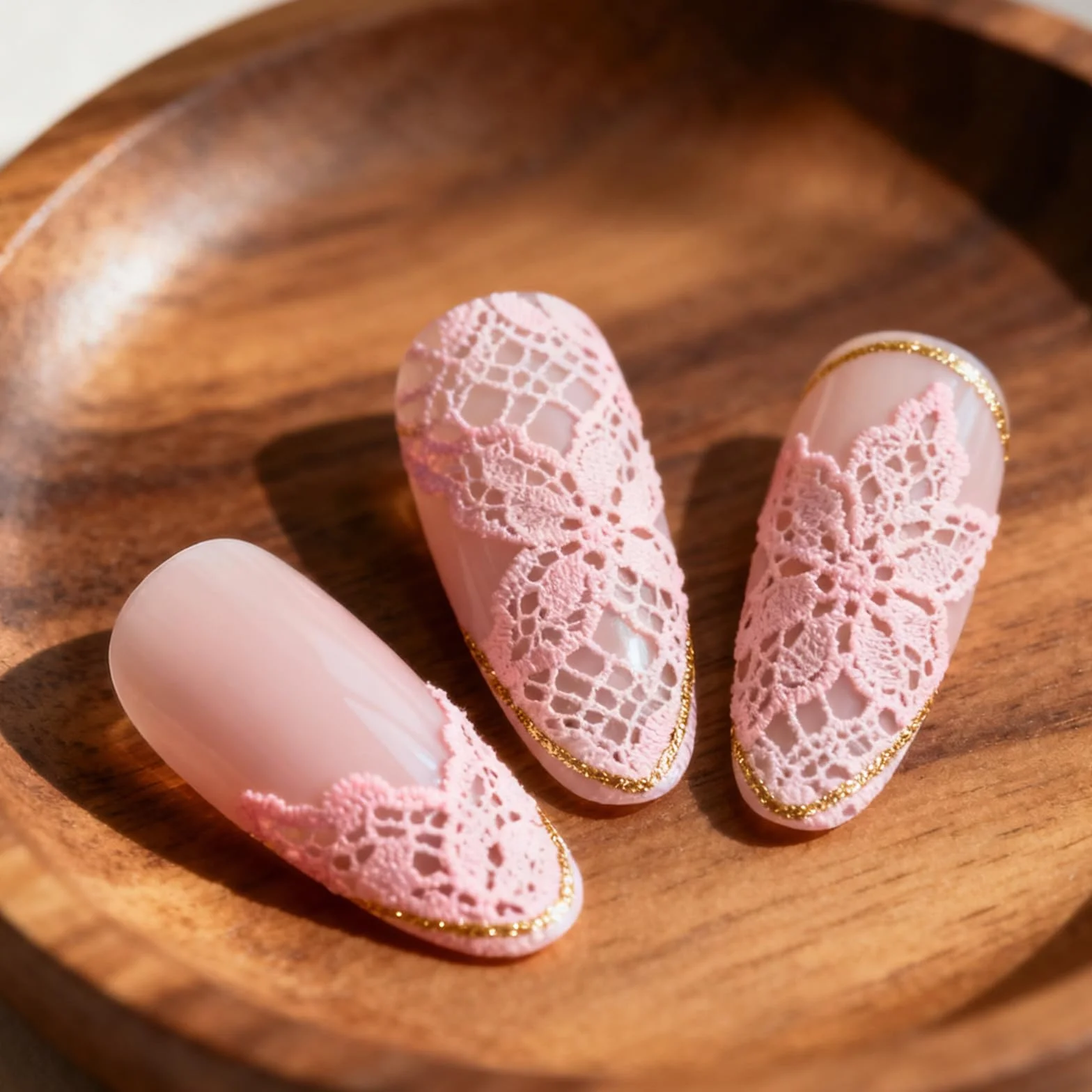 Stampo per Unghie in Pizzo 3D, Stampo in Silicone Ciondoli Unghie Decorazione Manicure Y2K Forniture Fai Da Te for Principianti e Professionisti