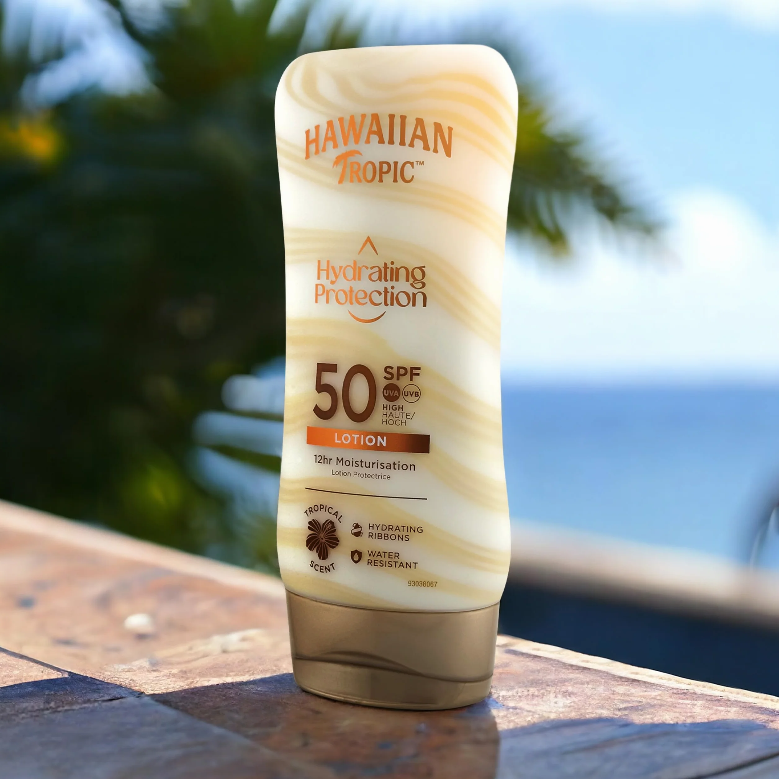Hawaiian Tropic Sunscreen SPF 50 180 ml Lozione Solare Hydrating Protection