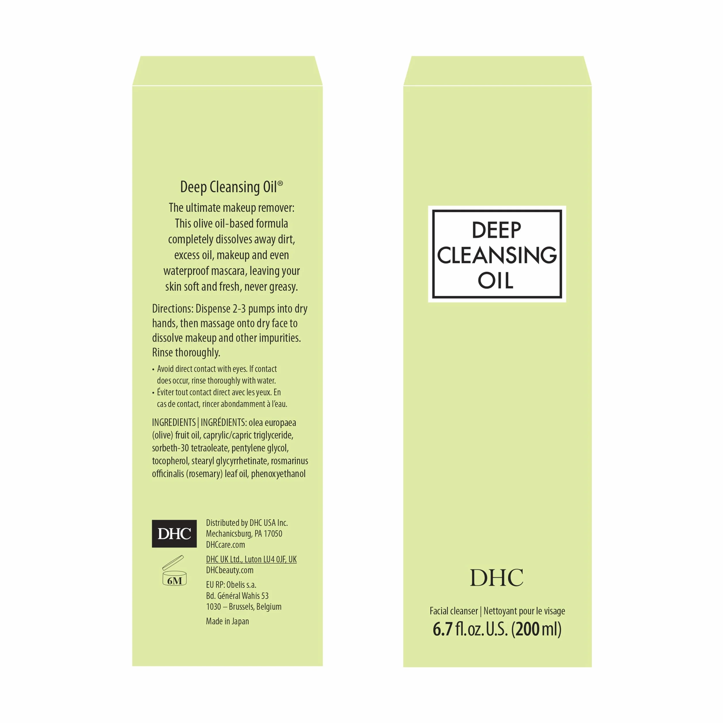 DHC Deep Cleansing Oil, 200 ml e 70 ml