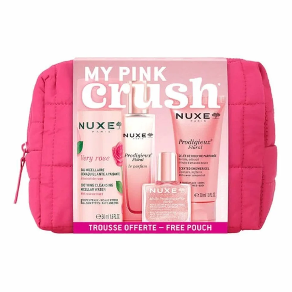 Nuxe Astuccio My Pink Crush 4 Prodotti per la Cura della Pelle con Note Floreali