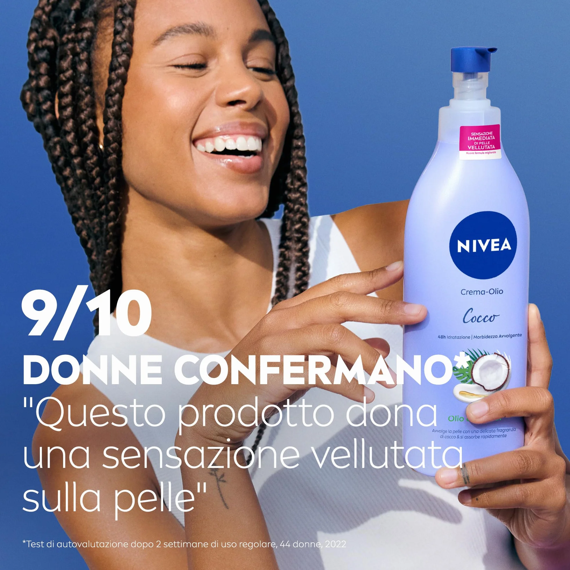 NIVEA Crema Corpo Idratante 48h Cocco & Olio di Monoi 400 ml