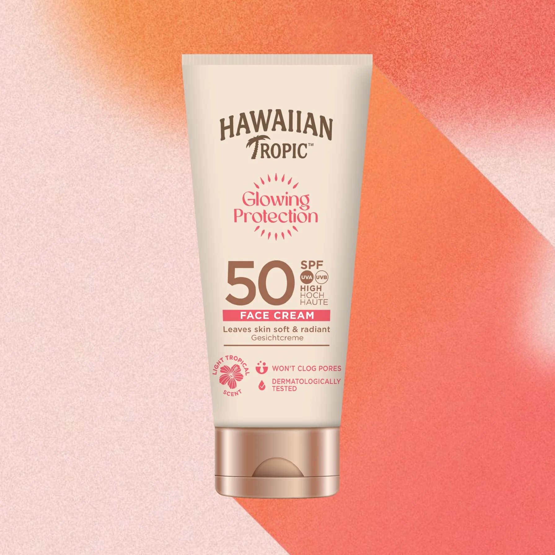 Hawaiian Tropic Glowing Protection Crema Viso SPF50 50ml