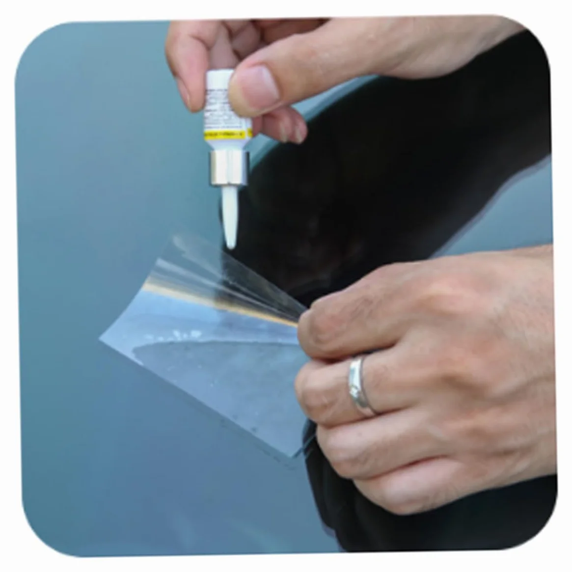 Colla per riparazione del parabrezza auto 3 ml Strumento correttore vetro