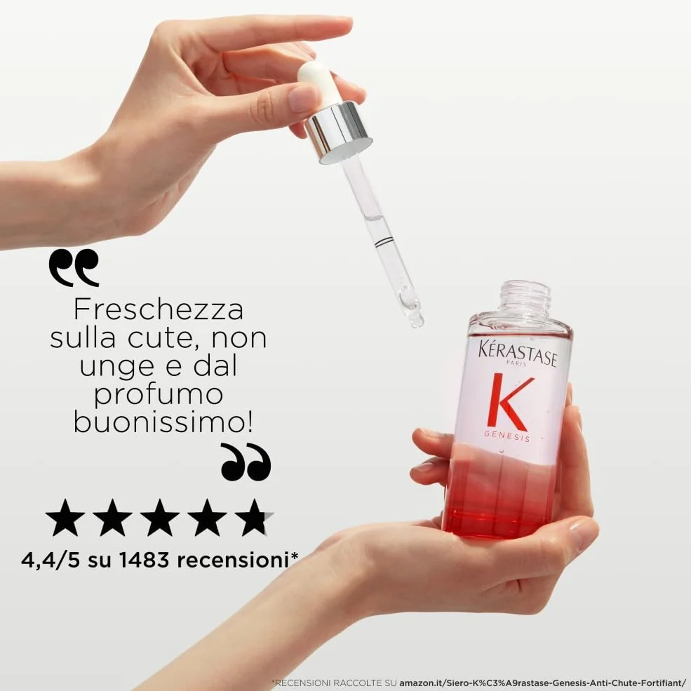 Kérastase Genesis Siero Fortificante Anti-Caduta Trattamento Senza Risciacquo Capelli Fini Indeboliti