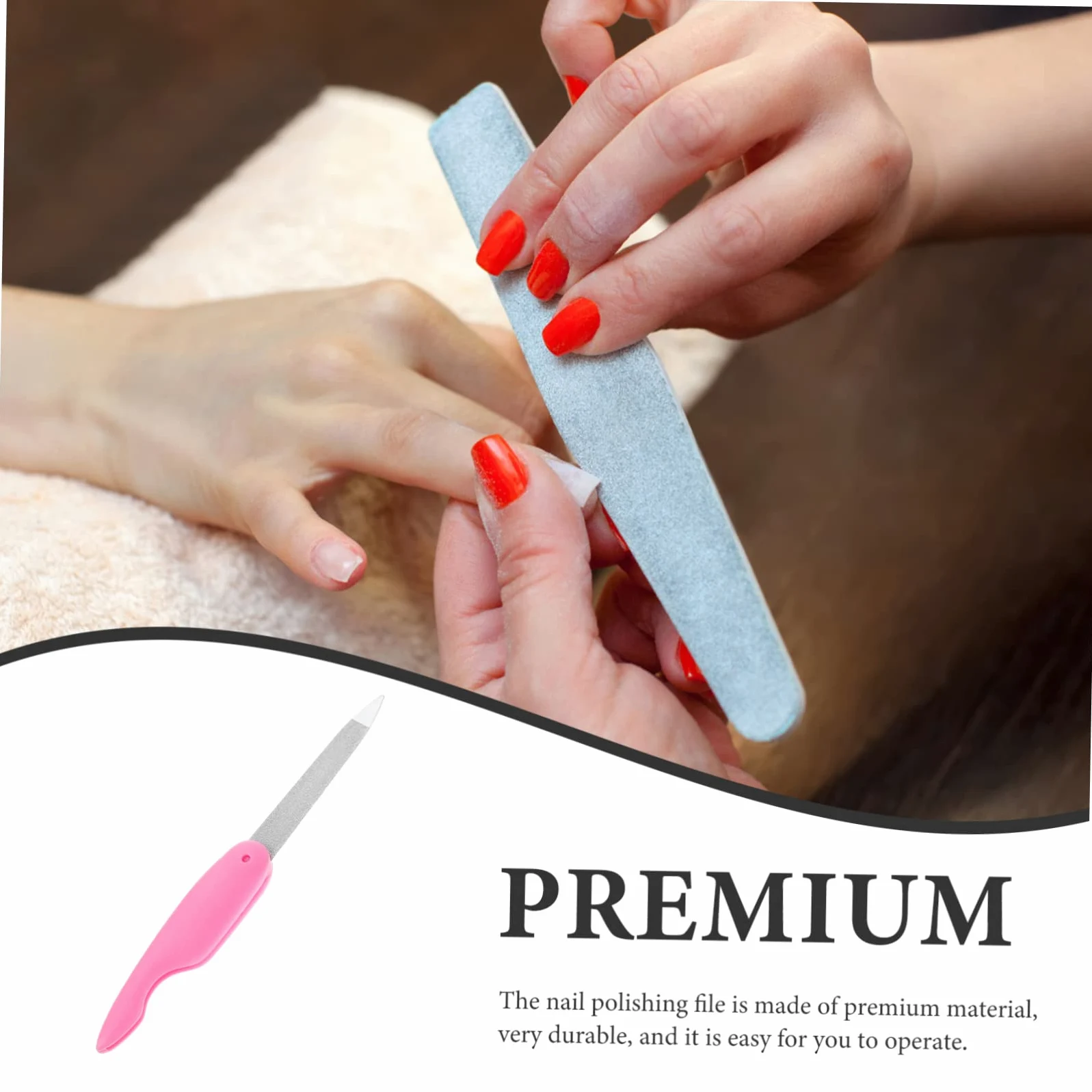 Healvian 4 Set Di Lime Per Unghie in Metallo Lime Per Unghie Pieghevoli Portatili Strisce Per La Delle Unghie Manicure E Pedicure 6 Pezzi*4