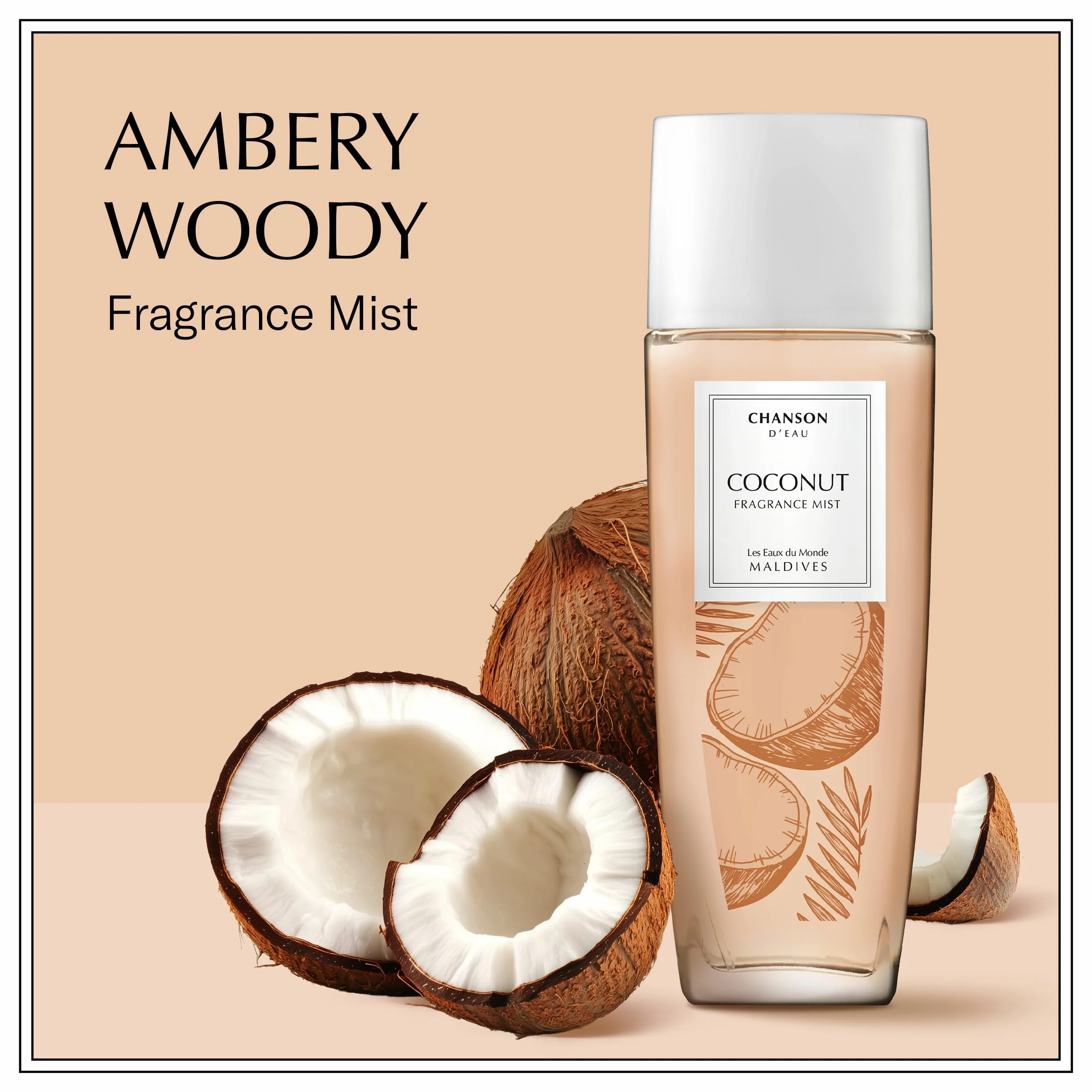 Chanson d'Eau Les Eaux du Monde Coconut Profumo Spray Corpo e Capelli Donna 75 ml