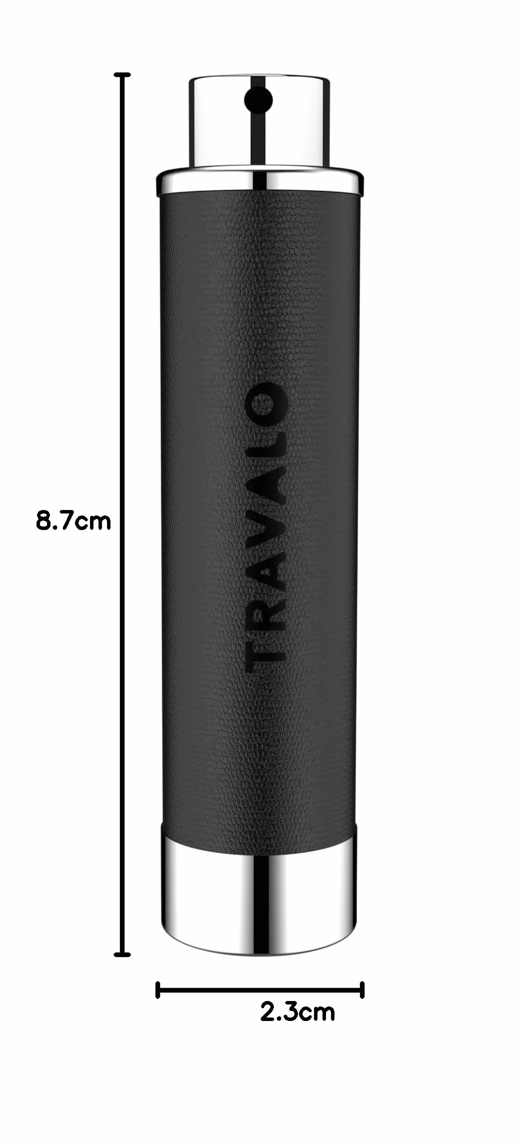Travalo Vaporizzatore di profumo valzer pelle nera