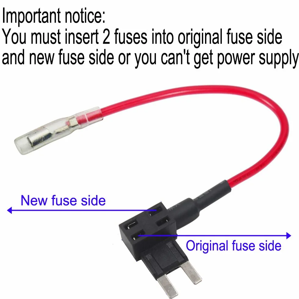 Gebildet Portafusibili ATM a Lama 12V-24V ADD-a-Circuit Fusibili Tap 16AWG Filo 6pcs ATS Fusibili a Lama 3A-20A Estrattore di Fusibili