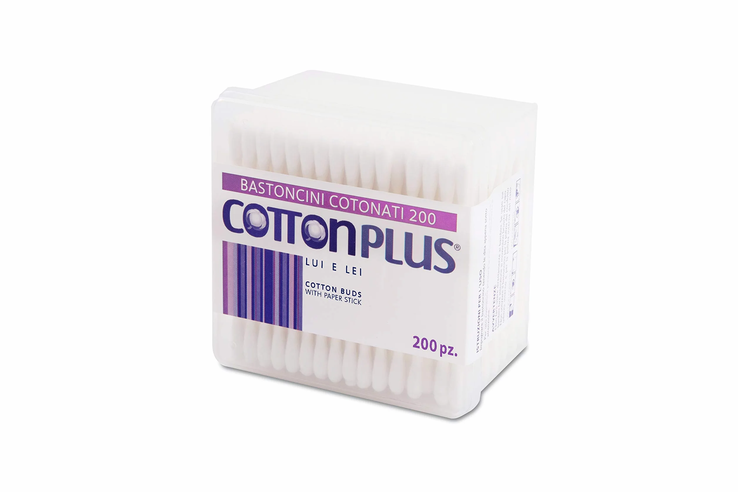 Cotton Plus BASTONCINI COTONATI 200 pz. - LINEA BEAUTY | Igienici e delicati